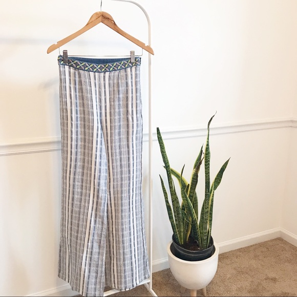 Flying Tomato Pants - 🚌 Flying Tomato | Blue white striped pants M